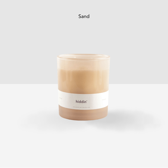 Hiddin Pet Deodorizing Glass Candle