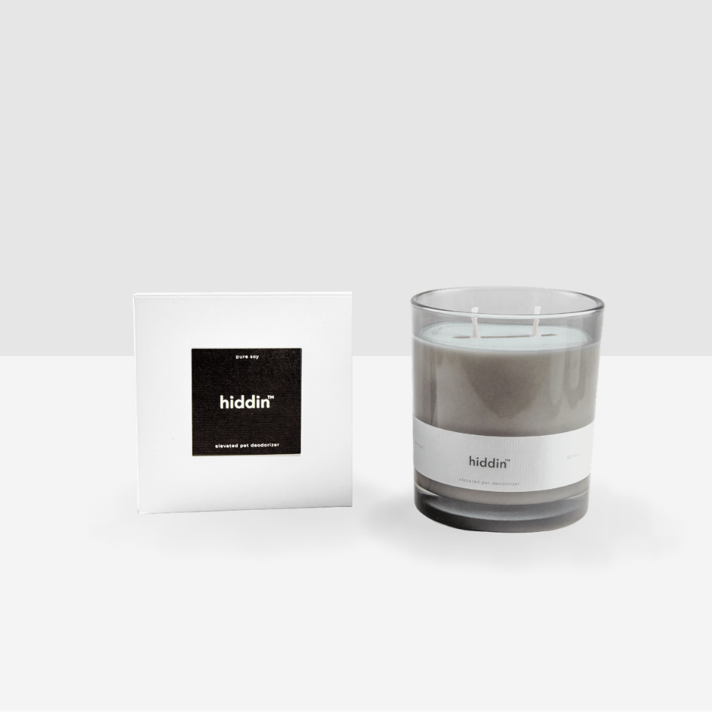 Hiddin Pet Deodorizing Glass Candle