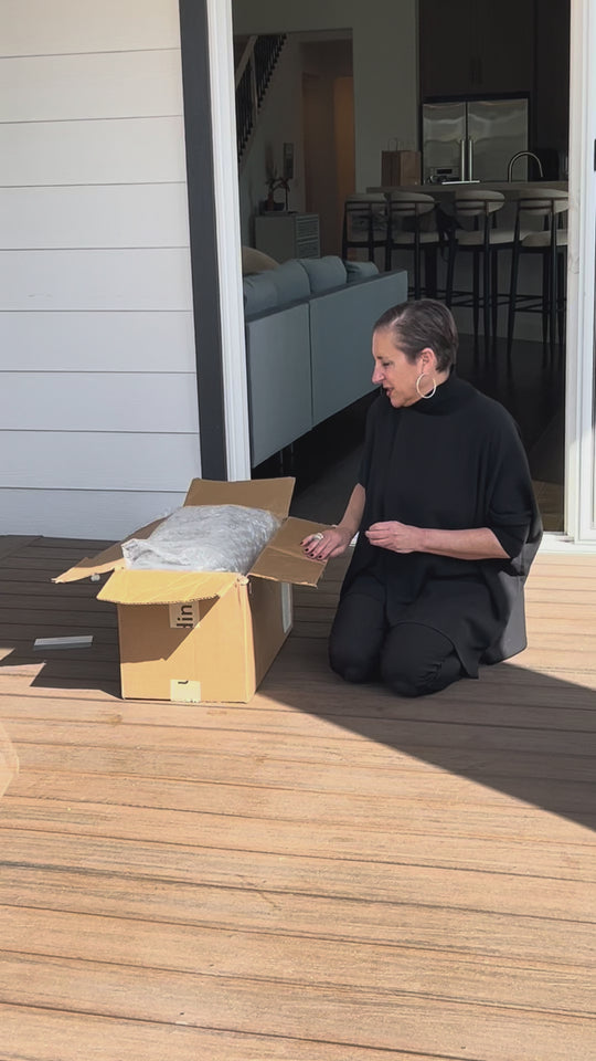 Tall Silver Double Feeder