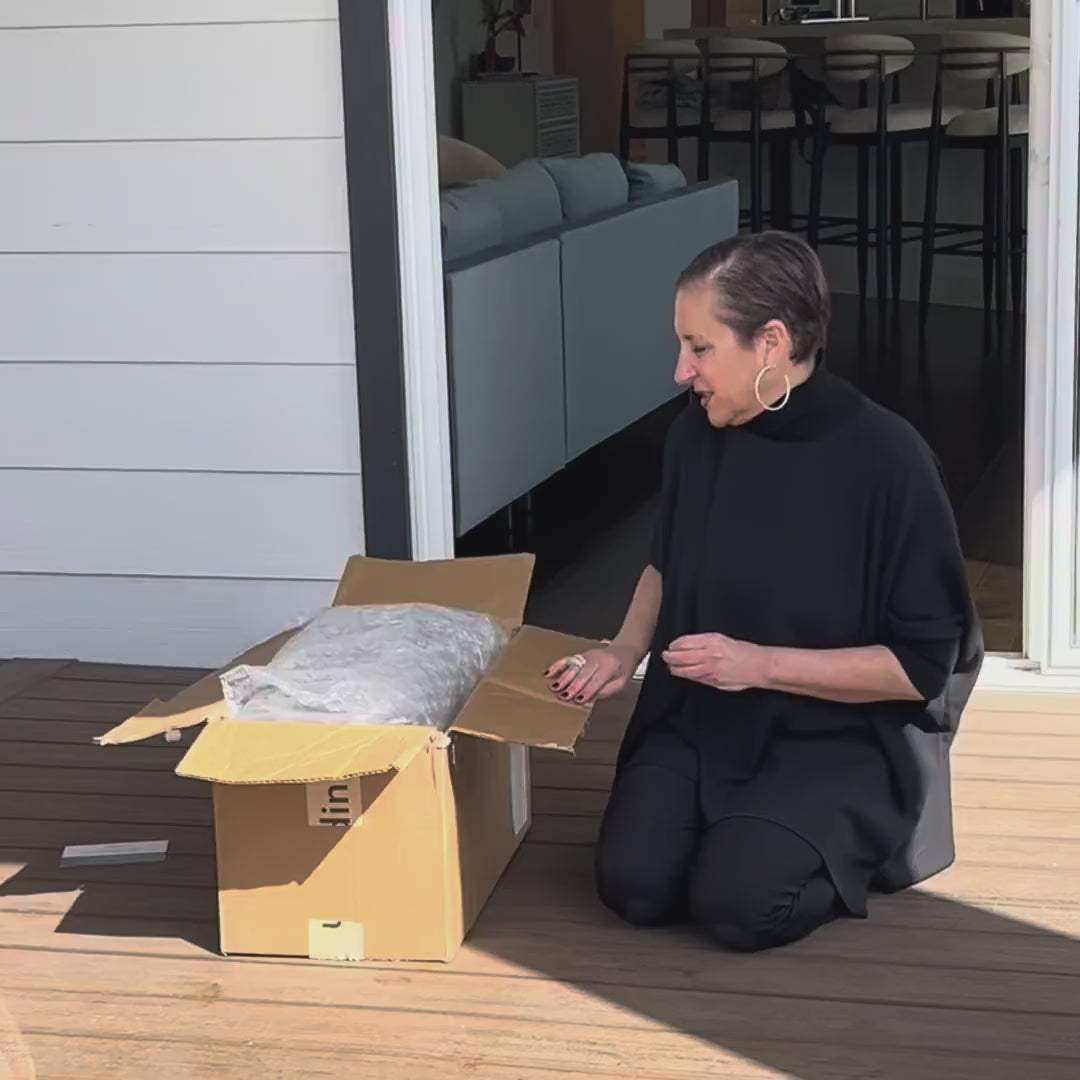 Tall Silver Double Feeder