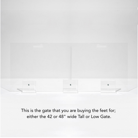 Add-On/Replacement Feet for 42 and 48" Panel Gate