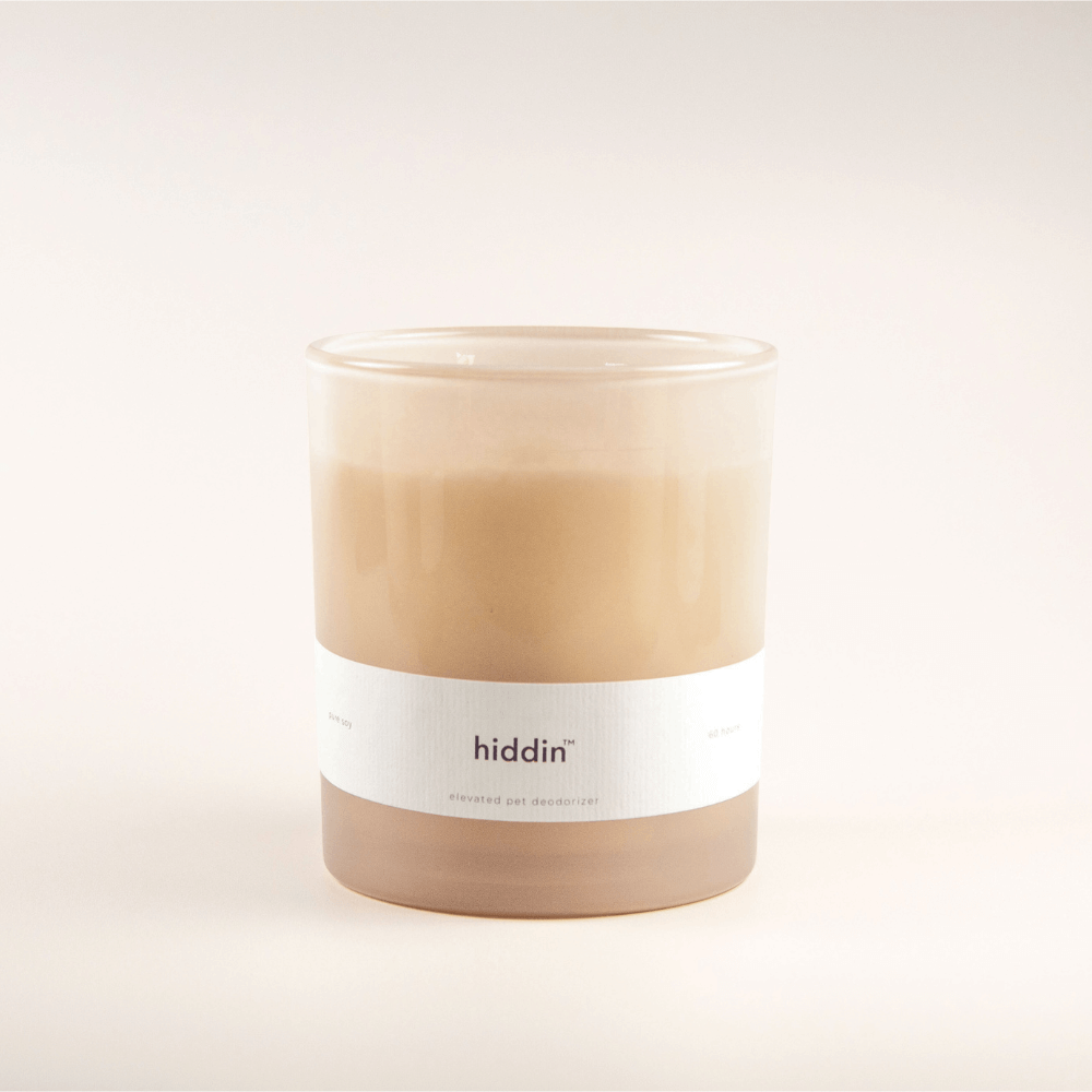 Hiddin Pet Deodorizing Glass Candle