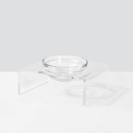 Single Glass Bowl Feeder