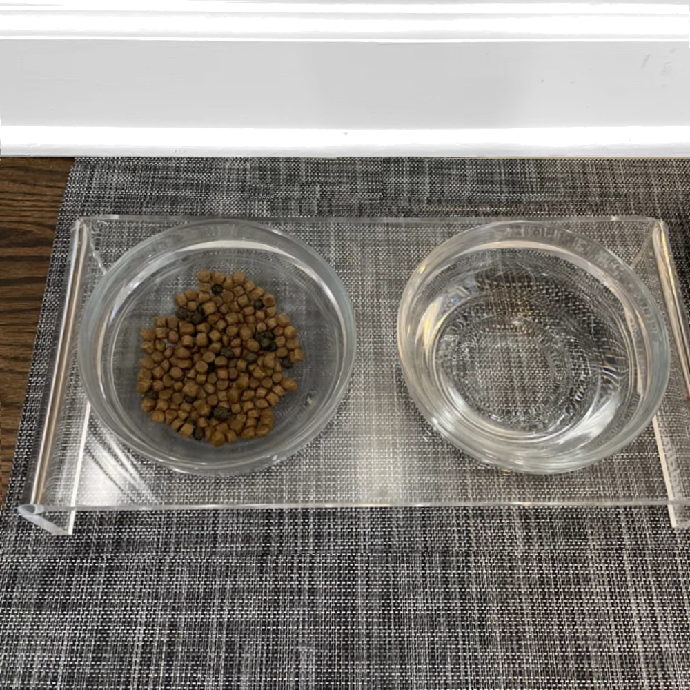 Small Glass Bowl Feeder