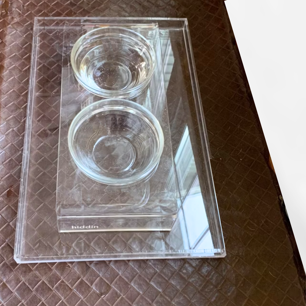 Small Glass Bowl Feeder