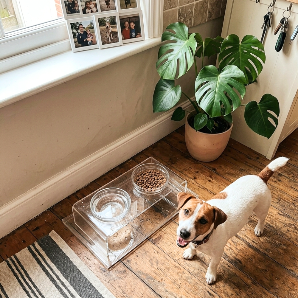 Small Glass Bowl Feeder