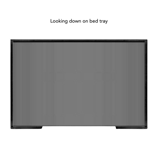 Smoke Grey Lucite Pet Tray Bed | Options