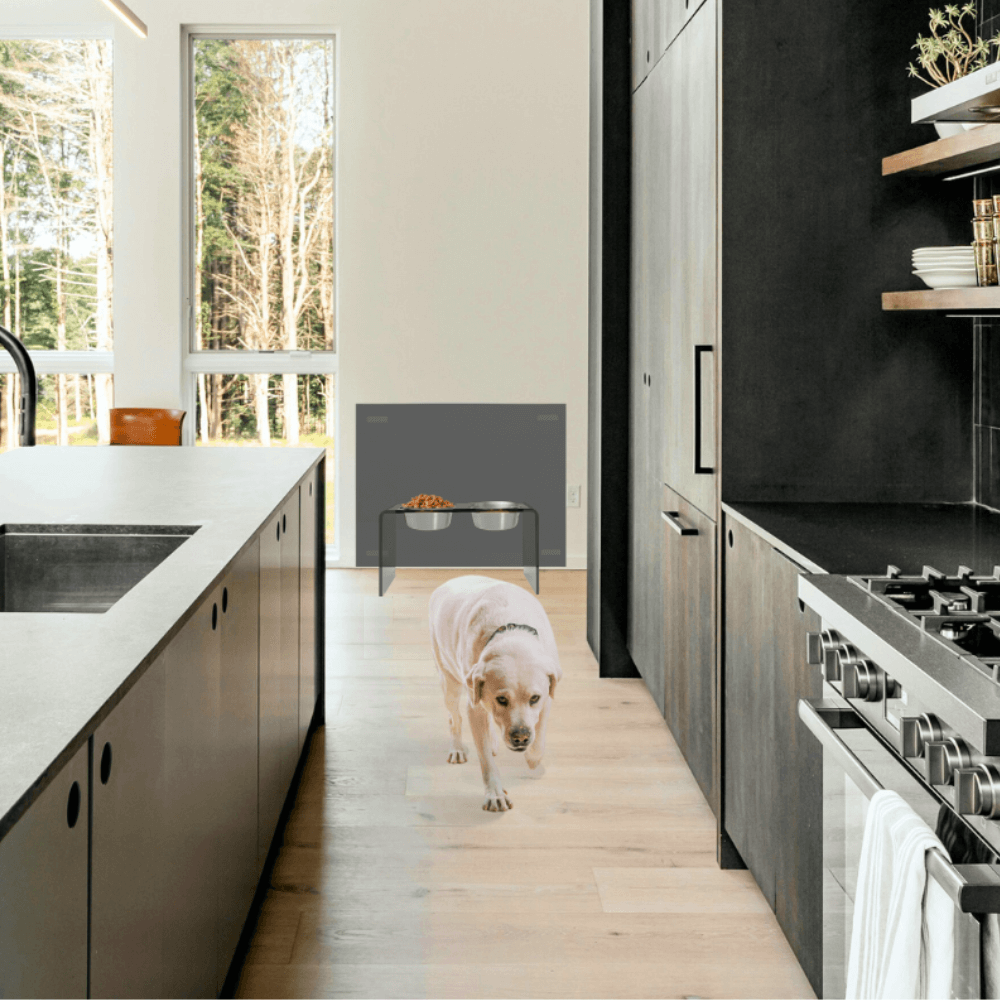 Tall Smoke Grey Feeder