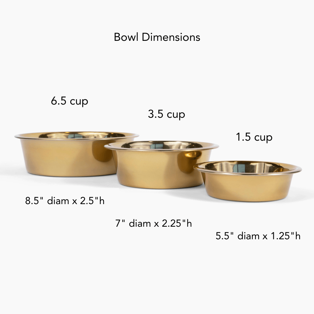 Tall Gold Double Feeder