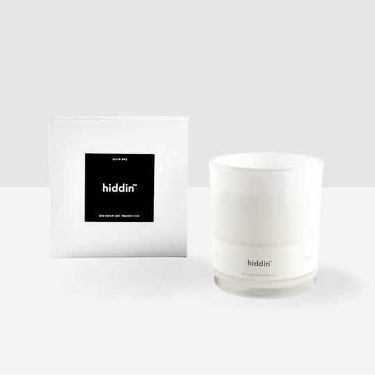Hiddin Pet Deodorizing Glass Candle