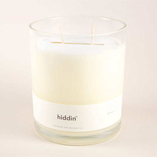 Hiddin Pet Deodorizing Glass Candle