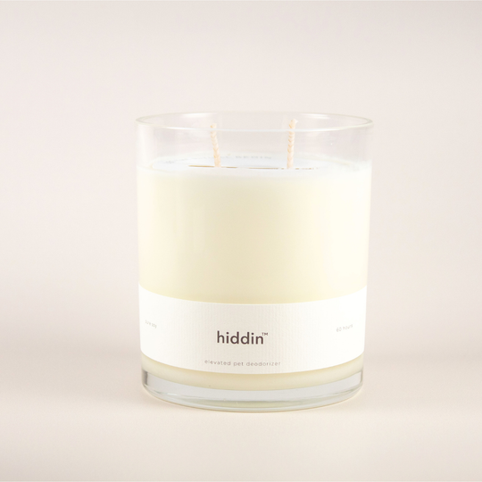Hiddin Pet Deodorizing Glass Candle