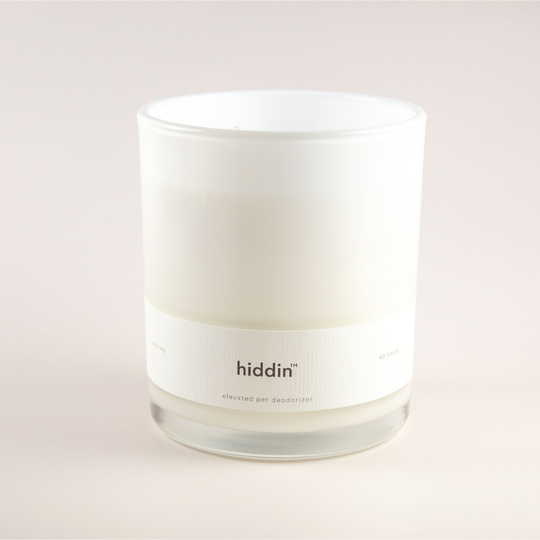 Hiddin Pet Deodorizing Glass Candle